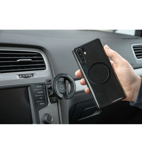 Porta telefono magnetico con attacco adesivo