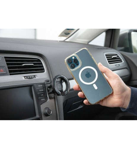 Porta telefono magnetico con attacco adesivo