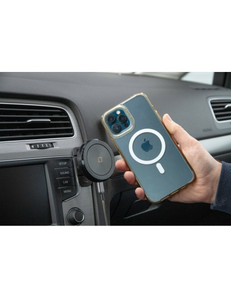 Porta telefono magnetico con ricarica wireless e attacco adesivo