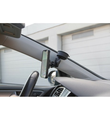 Porta telefono magnetico con attacco a ventosa adesiva