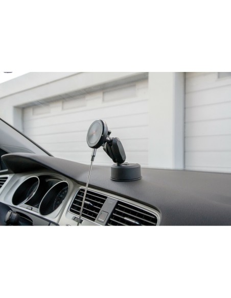 Porta telefono magnetico con ricarica wireless e attacco a ventosa adesiva
