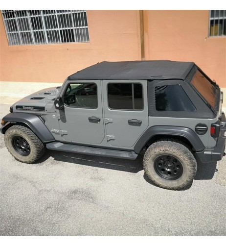 Copertura Soft Top Jeep Wrangler Ultimate JL dal 2018 4 porte nero