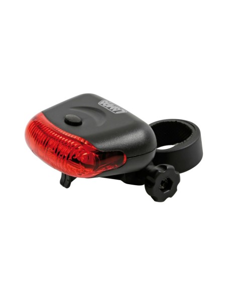 Fanale posteriore bicicletta bici ciclo 4 led luce fissa lampeggiante e ra