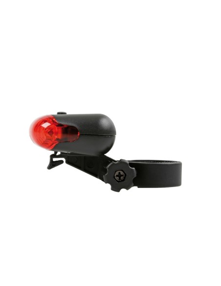 Fanale posteriore bicicletta bici ciclo 4 led luce fissa lampeggiante e ra