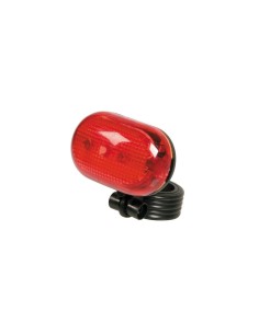 Fanale posteriore bicicletta bici ciclo a luce led fissa lampeggiante e ra