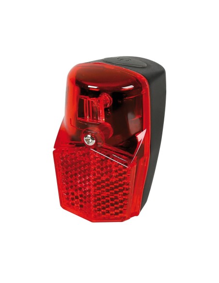 Fanale posteriore bicicletta LED con catarifrangente attacco parafango