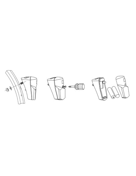 Fanale posteriore bicicletta LED con catarifrangente attacco parafango