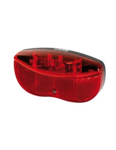 Fanale posteriore bicicletta LED con catarifrangente attacco portapacchi