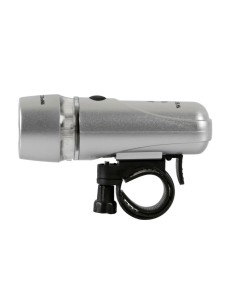 Fanale anteriore bicicletta bici ciclo Silver a luce led fissa o lampeggian 2