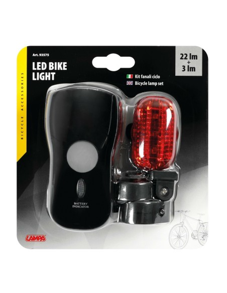 Kit fanali ciclo bicicletta anteriore posteriore a led