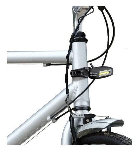 Fanale anteriore a 3 funzioni LED per bici e cicli