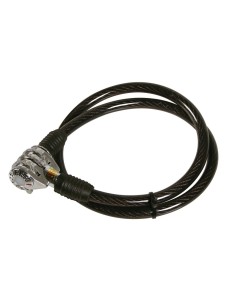 Cavo antifurto 65cm acciaio diametro 8mm bicicletta bici ciclo con combinaz