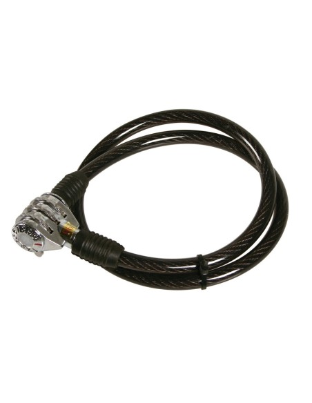 Cavo antifurto 65cm acciaio diametro 8mm bicicletta bici ciclo con combinaz