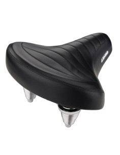 Sella bicicletta city relax doppia molla S13 260x255mm nero