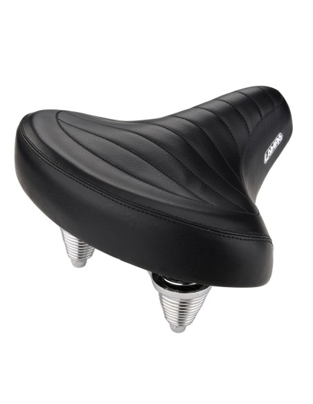 Sella bicicletta city relax doppia molla S13 260x255mm nero