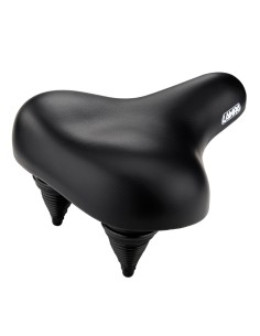 Sella bicicletta city relax doppia molla S4 260x225mm nero
