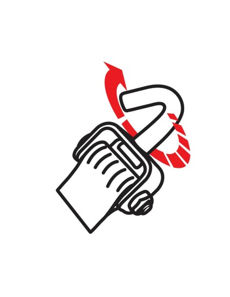 Nastro tensore bisarca gancio girevole 3000Kg 3 5x250 cm