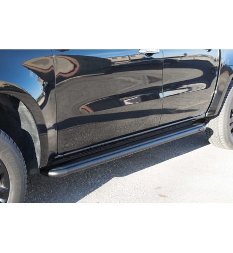 Pedane laterali S50 NERO stondate alluminio Great Wall Steed 6 dal 2018