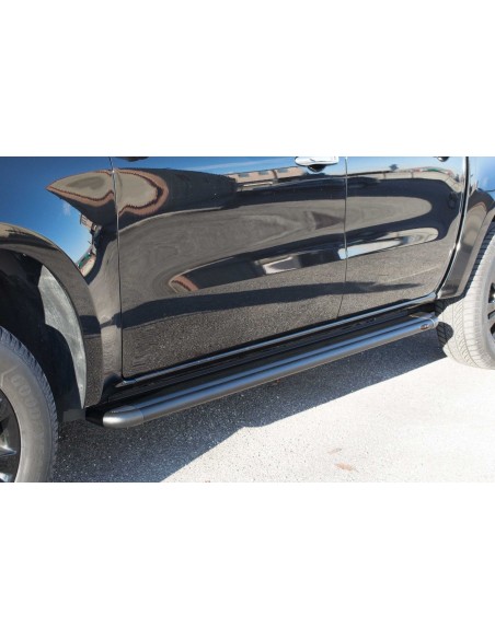 Pedane laterali S50 NERO stondate alluminio Great Wall Steed 6 dal 2018