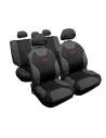 Kit completo coprisedili fodere auto universali cotone Drive Jeans Grigio