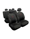 Kit completo coprisedili fodere auto universali cotone Drive Jeans Antraci