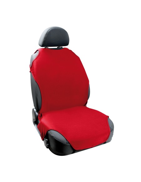 Coprisedile elasticizzato in tessuto T Shirt Rosso