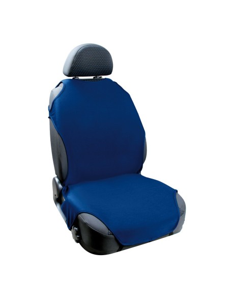 Coprisedile elasticizzato in tessuto T Shirt Blu