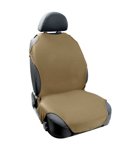 Coprisedile elasticizzato in tessuto T Shirt Beige