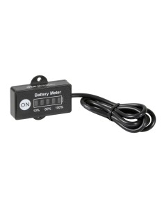 Indicatore di carica batteria a led 12 24V impermeabile