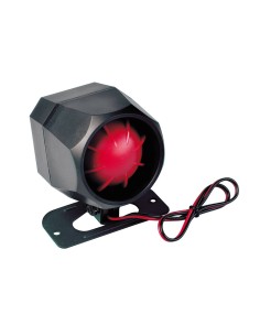 Sirena elettronica a 6 toni 12V 15W 125dB