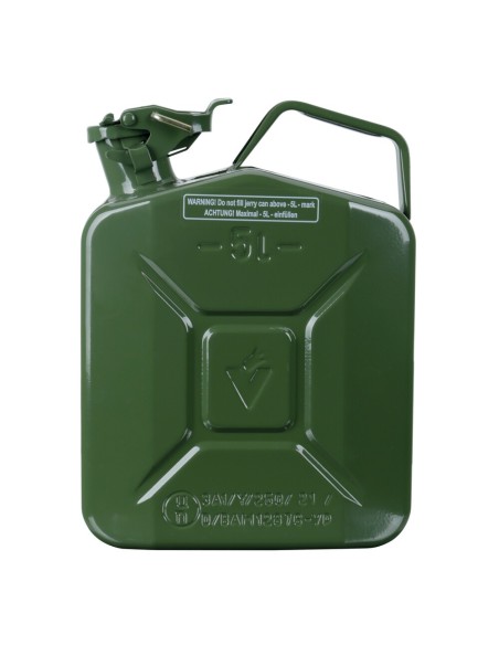 Tanica carburante omologata in metallo 5 litri 