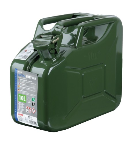 Tanica carburante omologata in metallo 10 litri