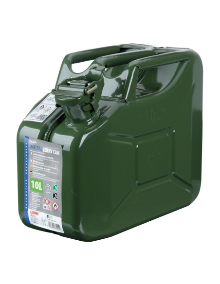 Tanica carburante omologata in metallo 10 litri