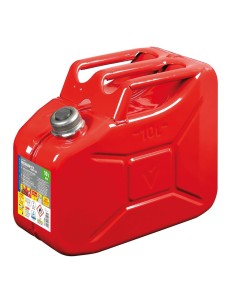 Tanica carburante in metallo colore rosso 10 litri