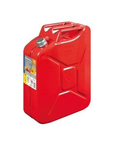 Tanica carburante in metallo colore rosso 20 litri