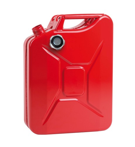 Tanica carburante in metallo colore rosso 20 litri