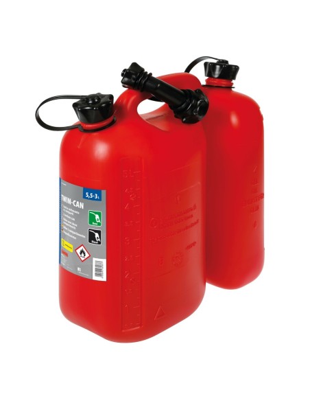 Tanica carburante emergenza 2 comparti 5 5 3 litri