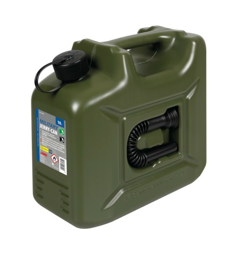 Tanica carburante polietilene emergenza modello militare 10 litri
