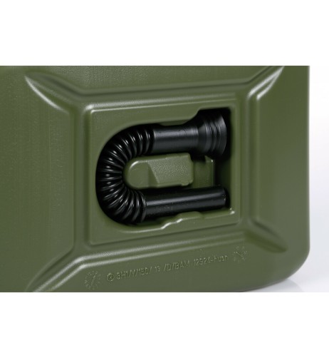 Tanica carburante polietilene emergenza modello militare 10 litri