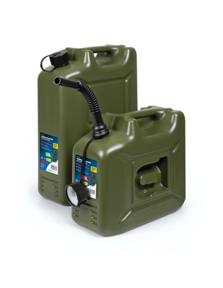 Tanica carburante polietilene emergenza modello militare 10 litri