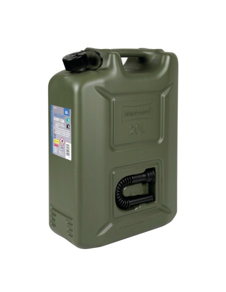 Tanica carburante polietilene emergenza modello militare 20 litri