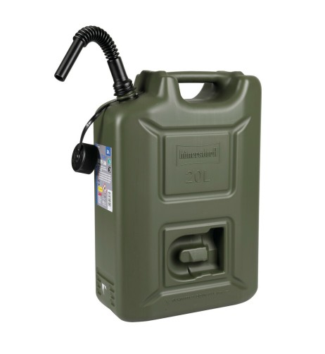 Tanica carburante polietilene emergenza modello militare 20 litri