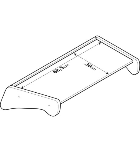 Tavolino per cruscotto su misura Truck Man TGX 2007 2020