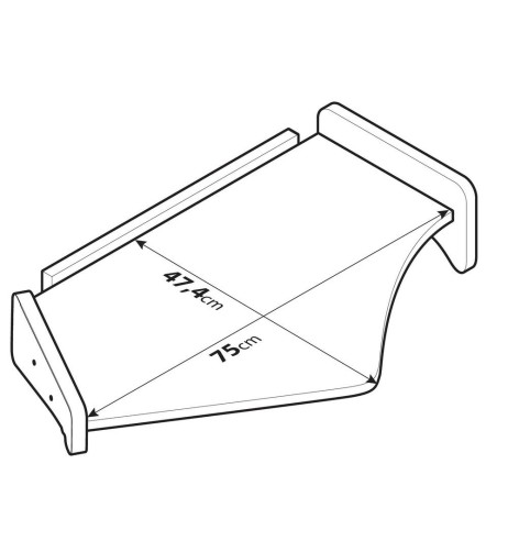 Tavolino centrale per cruscotto su misura Truck Ford F Max dal 2018