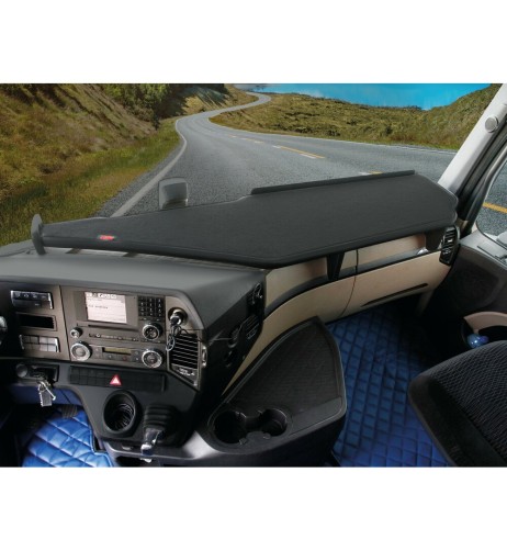 Tavolino lungo per cruscotto su misura Truck Mercedes Actros MP4 cabina lar