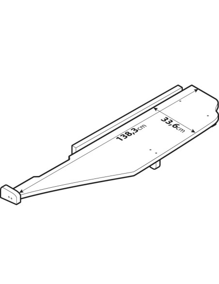 Tavolino lungo per cruscotto su misura Truck Mercedes Actros MP4 cabina lar