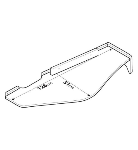 Tavolino per cruscotto su misura Truck Renault T