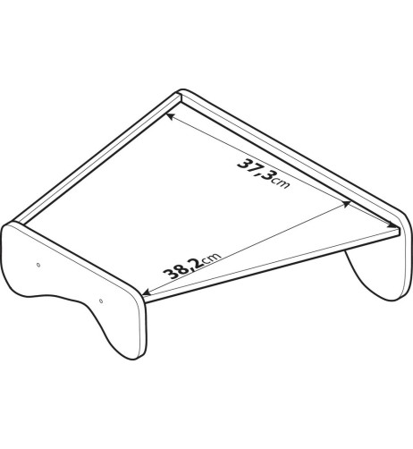 Tavolino per cruscotto su misura Truck Renault Magnum