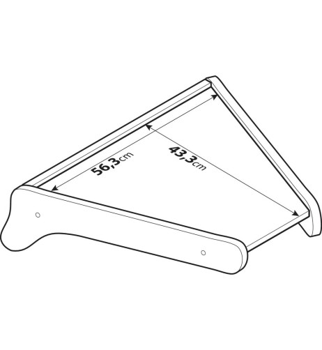 Tavolino per cruscotto su misura Truck Mercedes Actros MP2 MP3