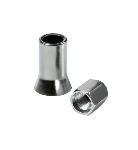 Set 4 tappi e 4 manicotti coprivalvola auto moto